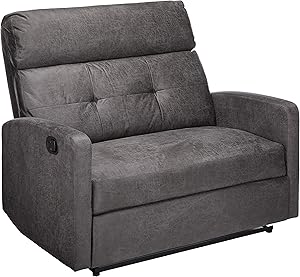 Christopher Knight Home Hana Recliner, Microfiber/Slate