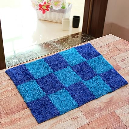 VK Fab Premium Cotton Anti Skid Bath Mat, 1750 GSM, (Multicolor)