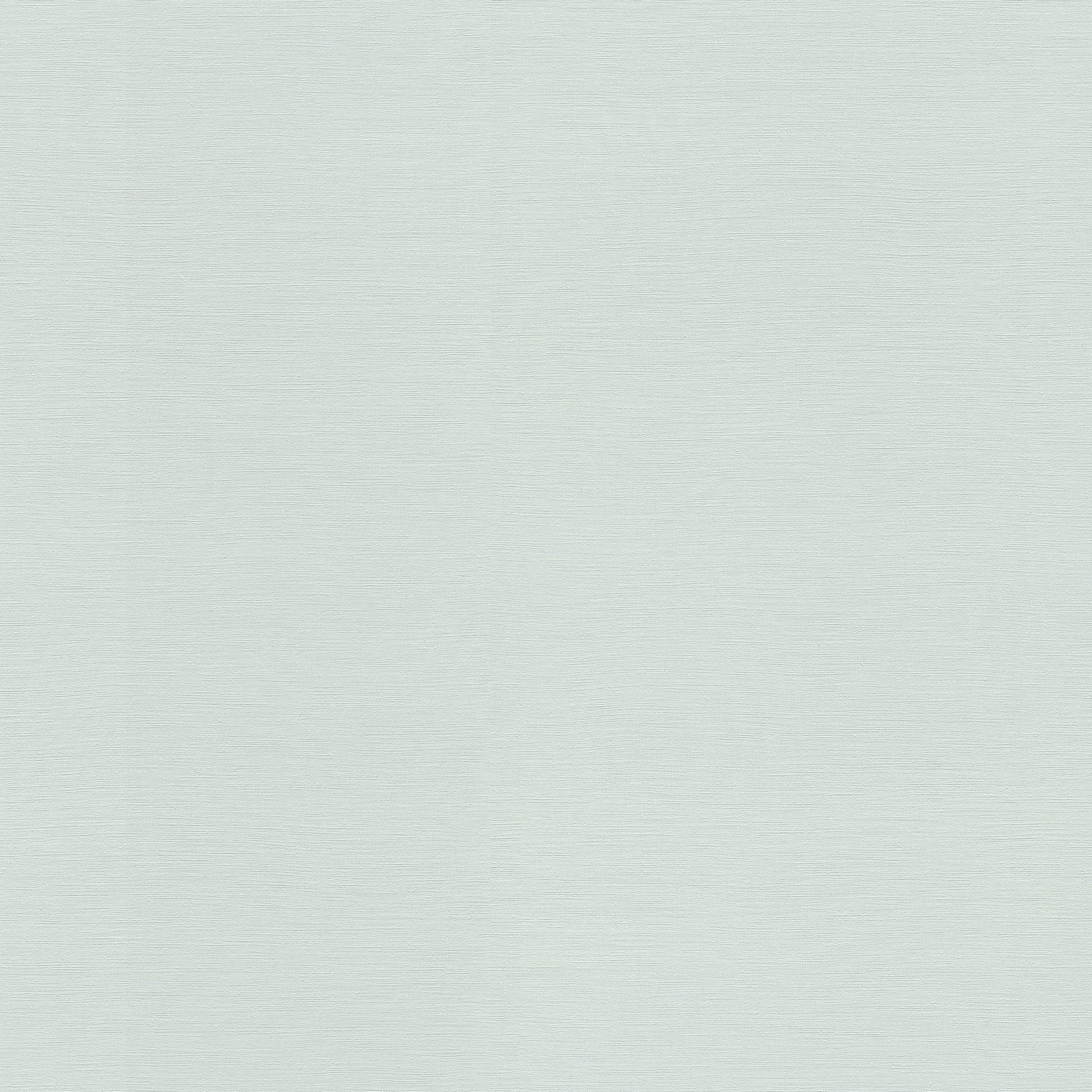 Rasch Tropical House Collection 688009 Plain Non-Woven Wallpaper with Linen Look in Pastel Blue