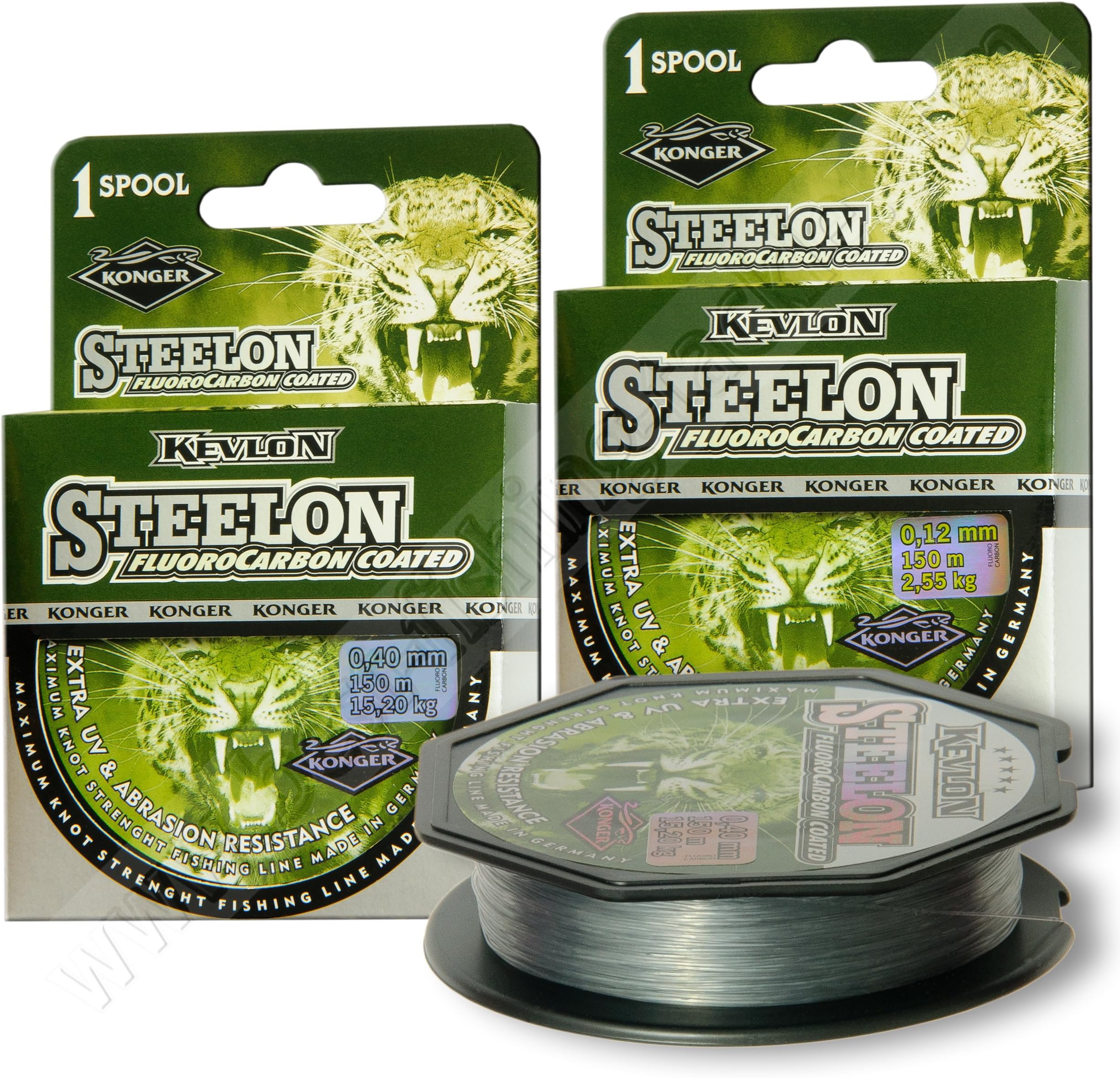 Fluorocarbon Coated Mono Fishing Line Invisible Spool 150m Extra UV Resistance Carp Pike Perch Fishing