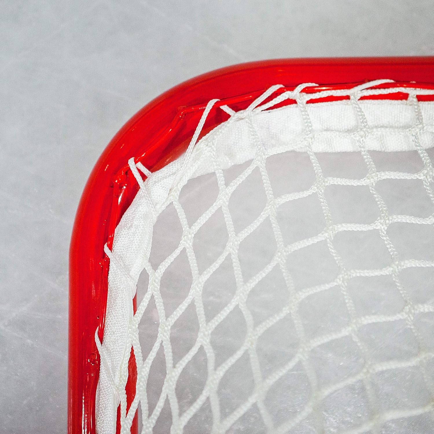 Forza Hockey Goals (6ft x 4ft) | Regulation Or Professional Hockey Goals | Galvanized Steel Frame | Professional 5mm Thick Net with 42mm Mesh | Traditional Red Frame with White Netting (Professional) : Sports & Outdoors