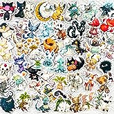 50 Pcs Fantasy Cryptid Stickers Pack - Cute Waterproof Vinyl Fairy Tale Monster Decals for Scrapbook, Journal, Laptop, Water Bottle, DIY Crafts, Planner & Gift
