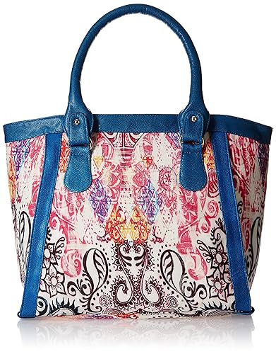 Kanvas Katha Womens Digitally Printed canvas Tote (Multi) (KKLA003)