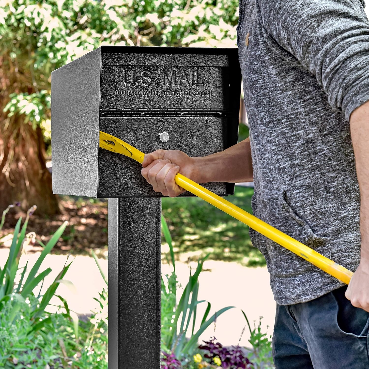 game over a deterrent for mailbox baseball vandalism bat grabber