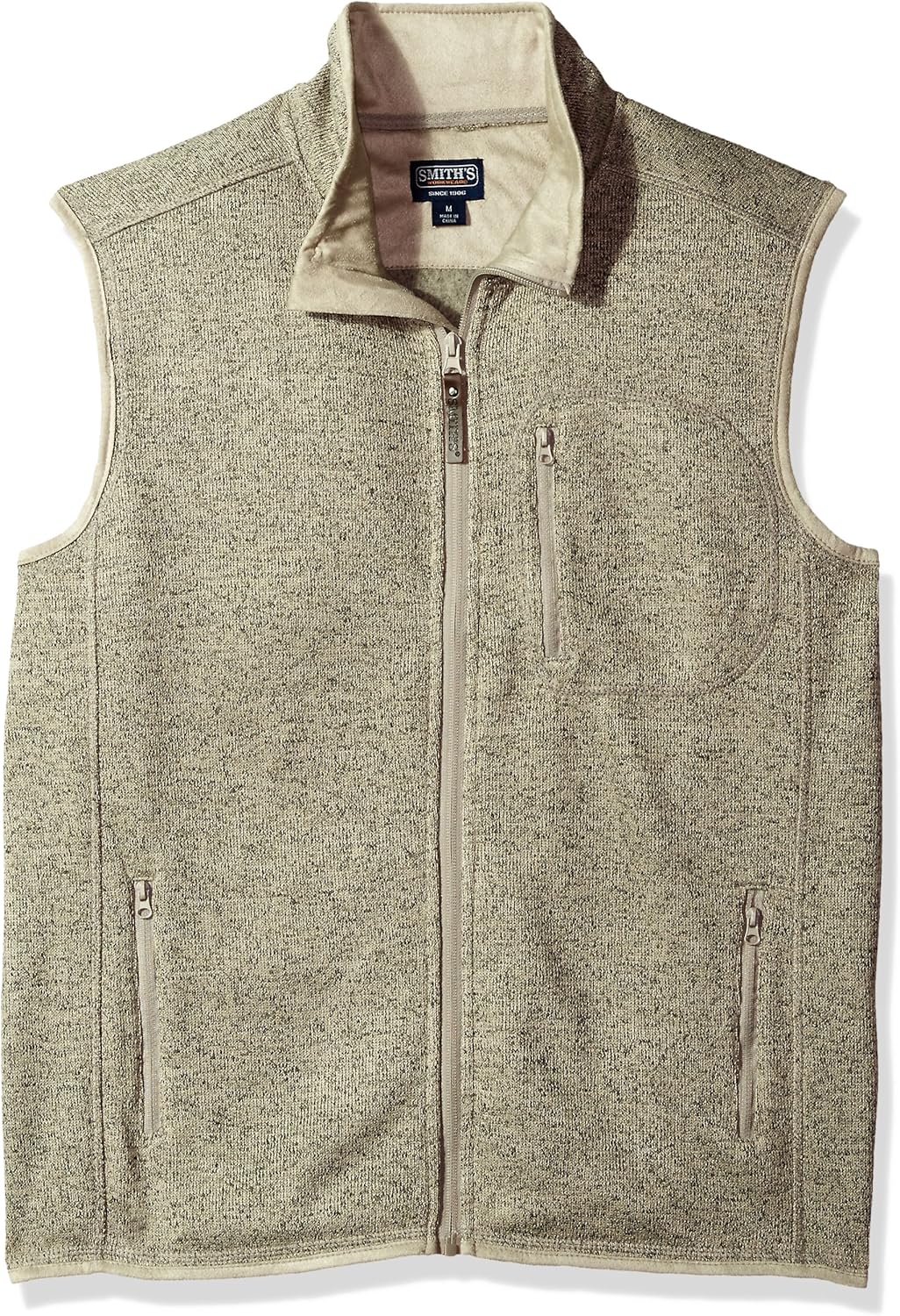 Smiths Workwear Mens Full Zip Sweater Fleece Vest Vests Outdoor Clothing