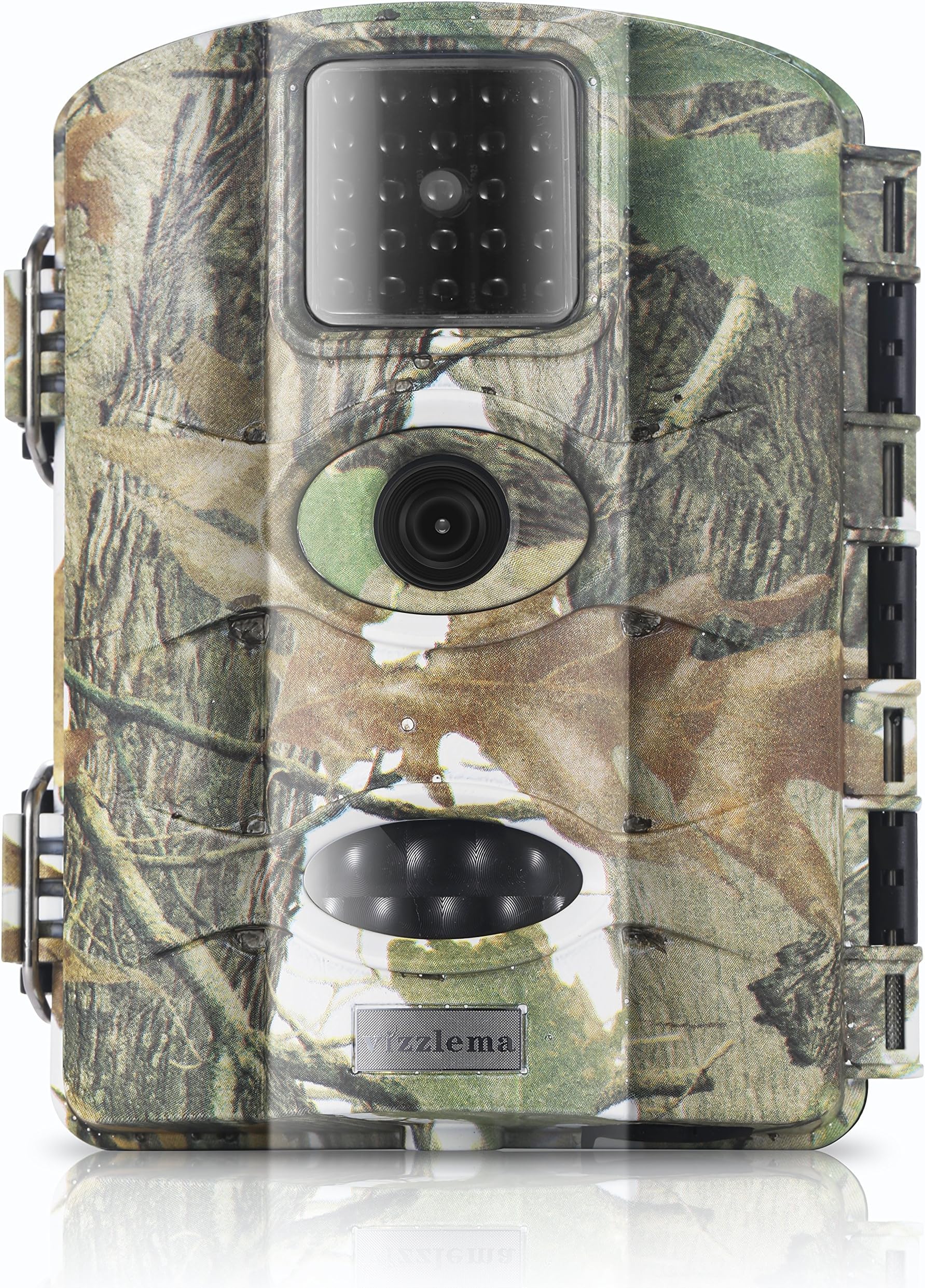 Vizzlema Trail Camera, 16MP HD Wildlife Hunting Camera with Infrared Night Vision 940nm No Glow IR Motion Dectective and 2.4" LCD Display