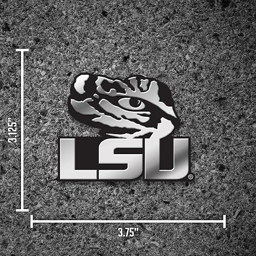 NCAA Team Tailgate Sticker Decal - 3x17 Inch Clear Vinyl, Officially Licensed