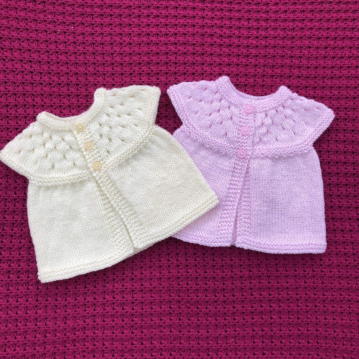 lemon baby cardigan