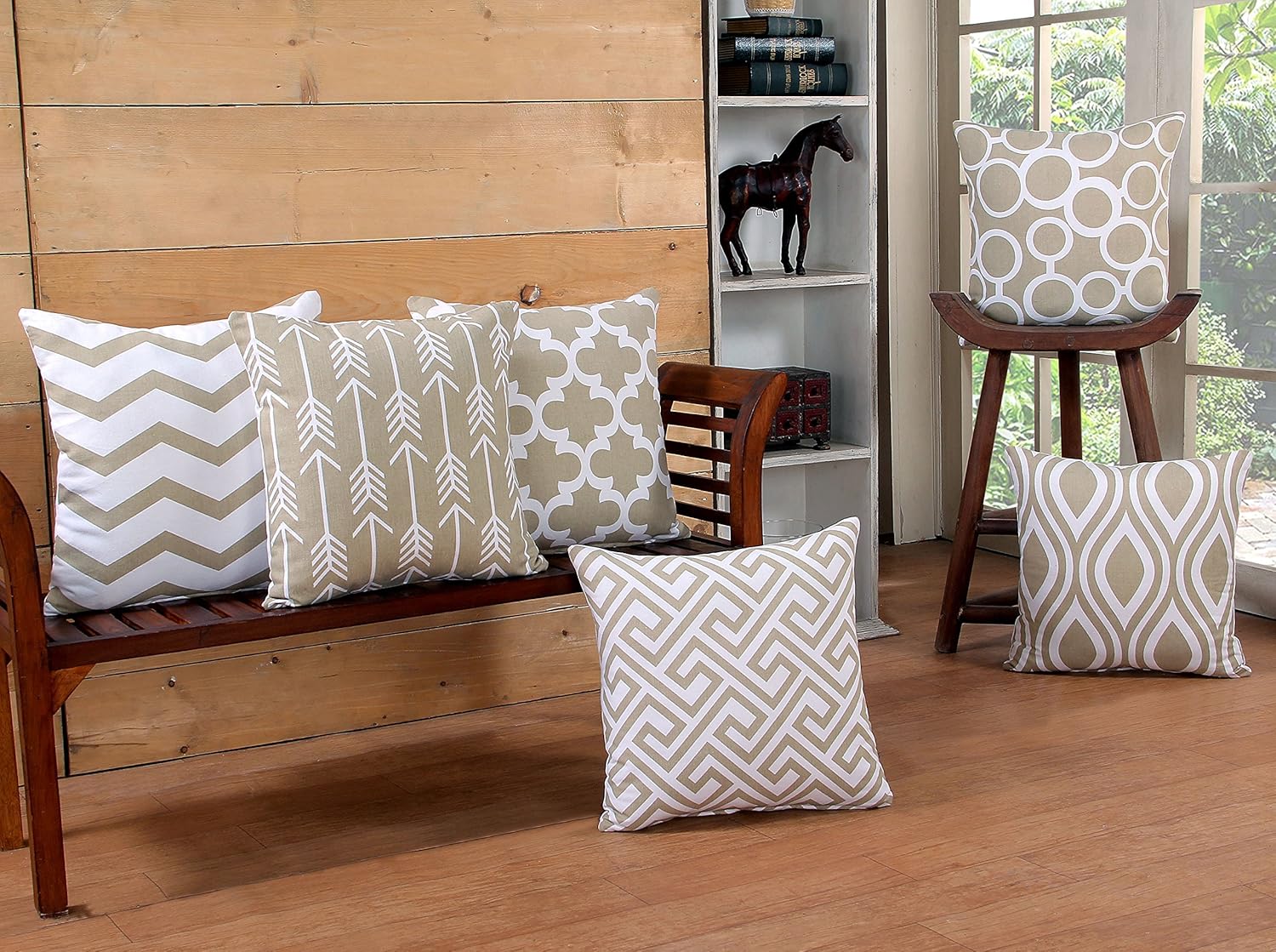 Buy Modern Homes Cotton Decorative Designer Throw Pillow Cushion