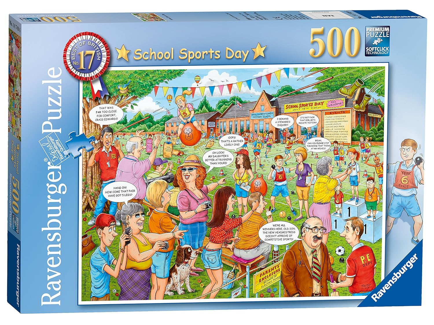 Ravensburger Best of British No.17 School Sports Day 500 Piece Jigsaw