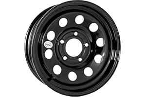TASKMASTER COMPONENTS Black Steel Trailer Wheel with Valve Stem 15x6 5x5-3.31" CB