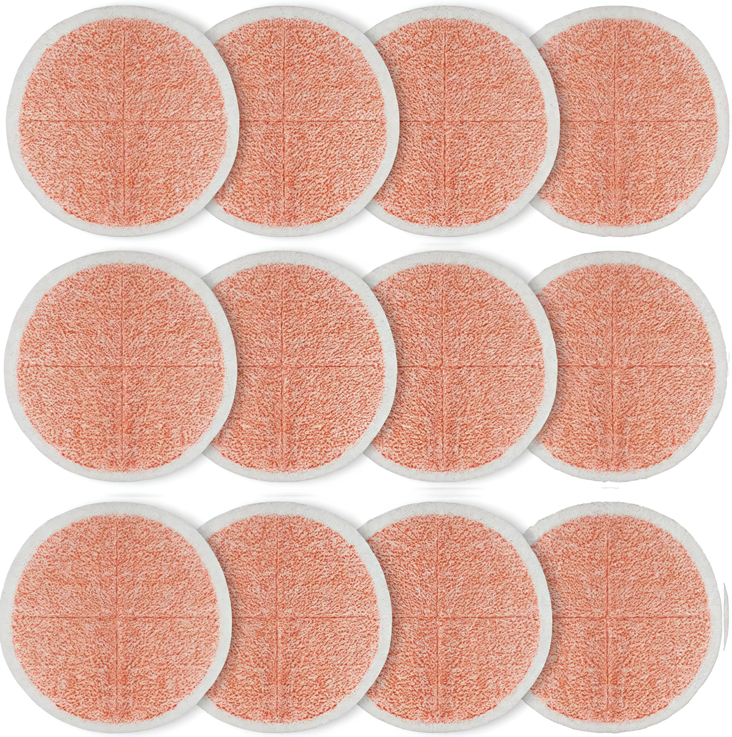 Photo 1 of Spinwave Mop Replacement Pads for Bissell Spinwave 20399 23157 23159 2039A 2124A 20393 2039T 2039W 20391 20395 2307 2315A Hard Floor Mop Refill Heavy Scrub Pad- Part #1611297 & 1611298 (12Pack)