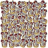 Harry Potter Gryffindor Crest Theme 50ct Vinyl Decals – House Emblem & Lion Shield Designs for Laptop, Water Bottle, Scrapbooking, Tablet, Indoor & Outdoor