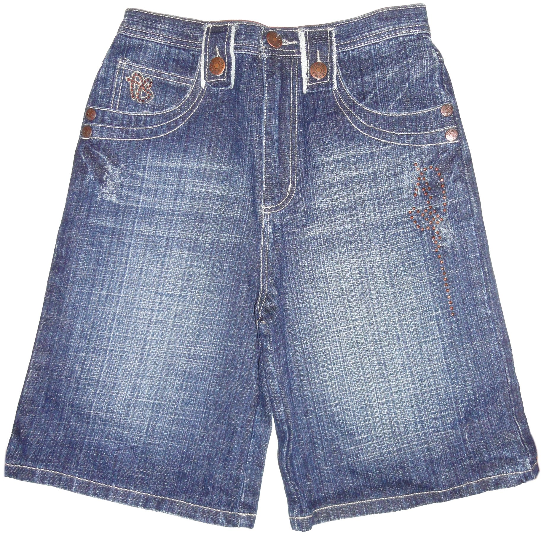 Boy's Denim Jeans Shorts Size 18 Blue
