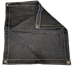 6 Ft. x 20 Ft. Black Privacy Shade Mesh Tarp