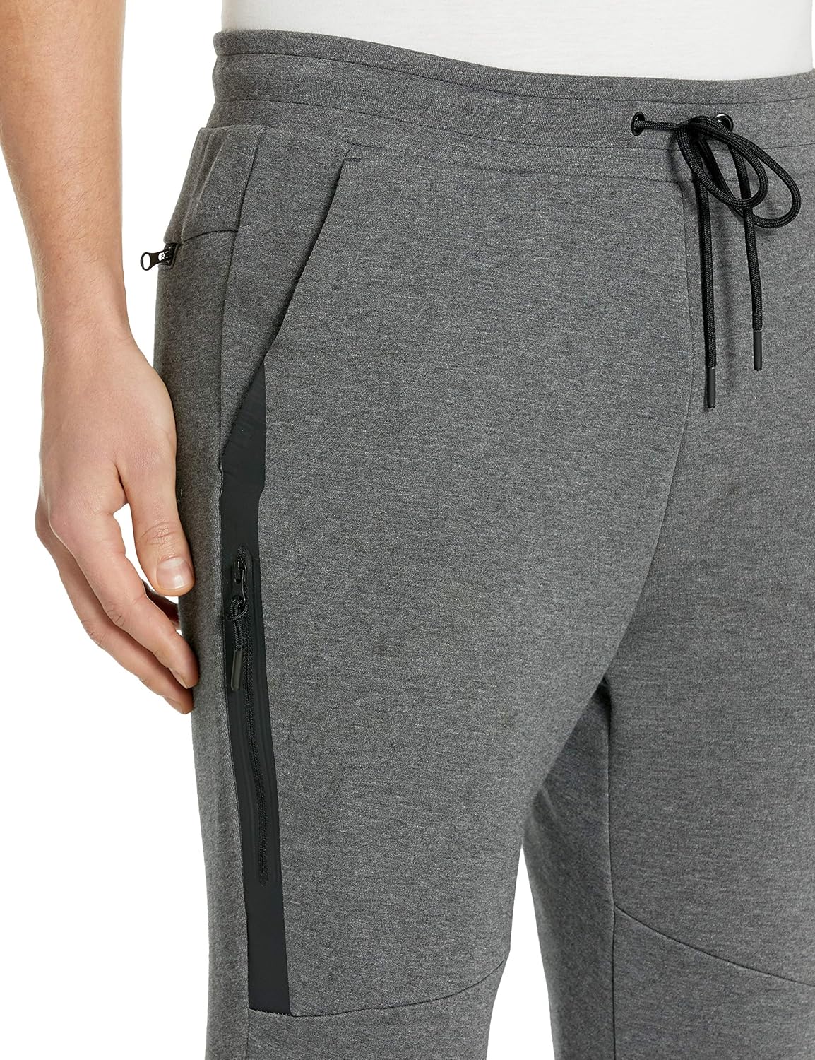  Brand - Peak Velocity Men's Metro Fleece 'Build Your Own' Jogger Sweatpants (S-3XL, Loose, Athletic, Fitted): Clothing