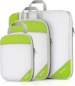 Compression Packing Cubes, Gonex Extensible Storage Mesh Bags Organizers