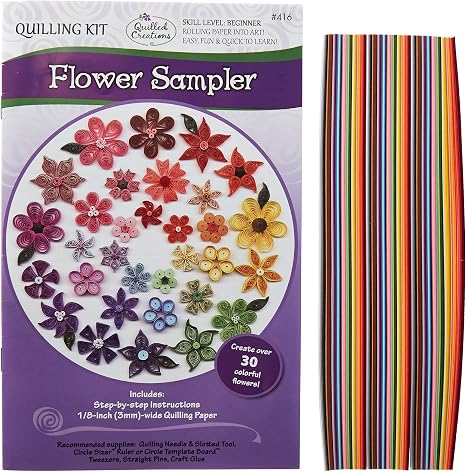 Quilled Creations Flower Sample Quilling Kit