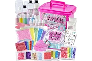 Laevo Unicorn Slime Kit for Girls - DIY Supplies Makes Butter Slime, Cloud Slime, Clear Slime & More Sets - Toys for 5+ Years Old