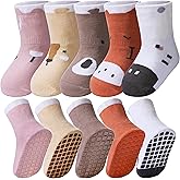 Yebing Baby Socks Toddlers Socks Baby Toddler Girls Boys Non Slip Grips Socks with Grippers Cotton Gifts Socks