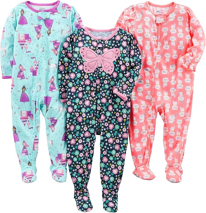 carters zipper pajamas
