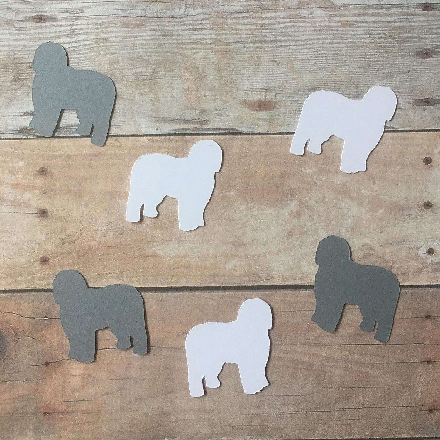 Animal Decorations Dog Party Supplies Pug Cut Outs Table Scatter