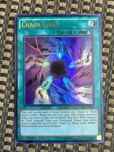 Amazon 遊戯王 英語版 カオス フォーム Yu Gi Oh Chaos Form Mvp1 En008 The Dark Side Of Dimensions Movie Pack 1st Edition Ultra Rare トレカ 通販