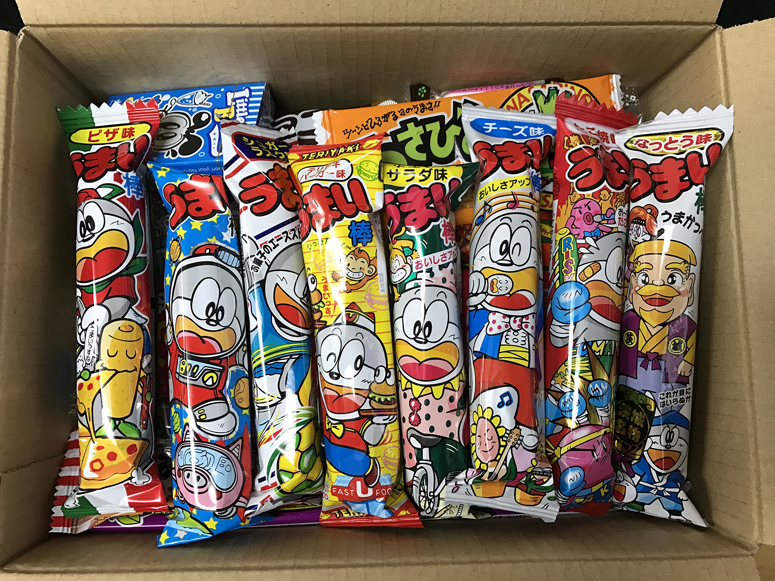 Assorted Japanese Junk Food Snack "Dagashi" Economical 34 Packs of 27