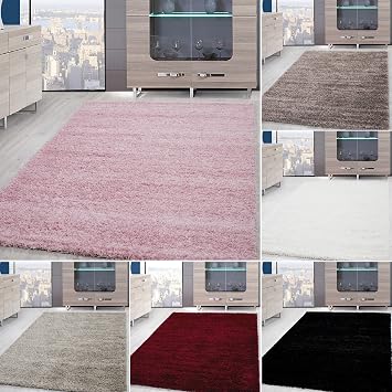 Amazon De Homebyhome Teppich Fur Wohnzimmer Gunstig Hochflor