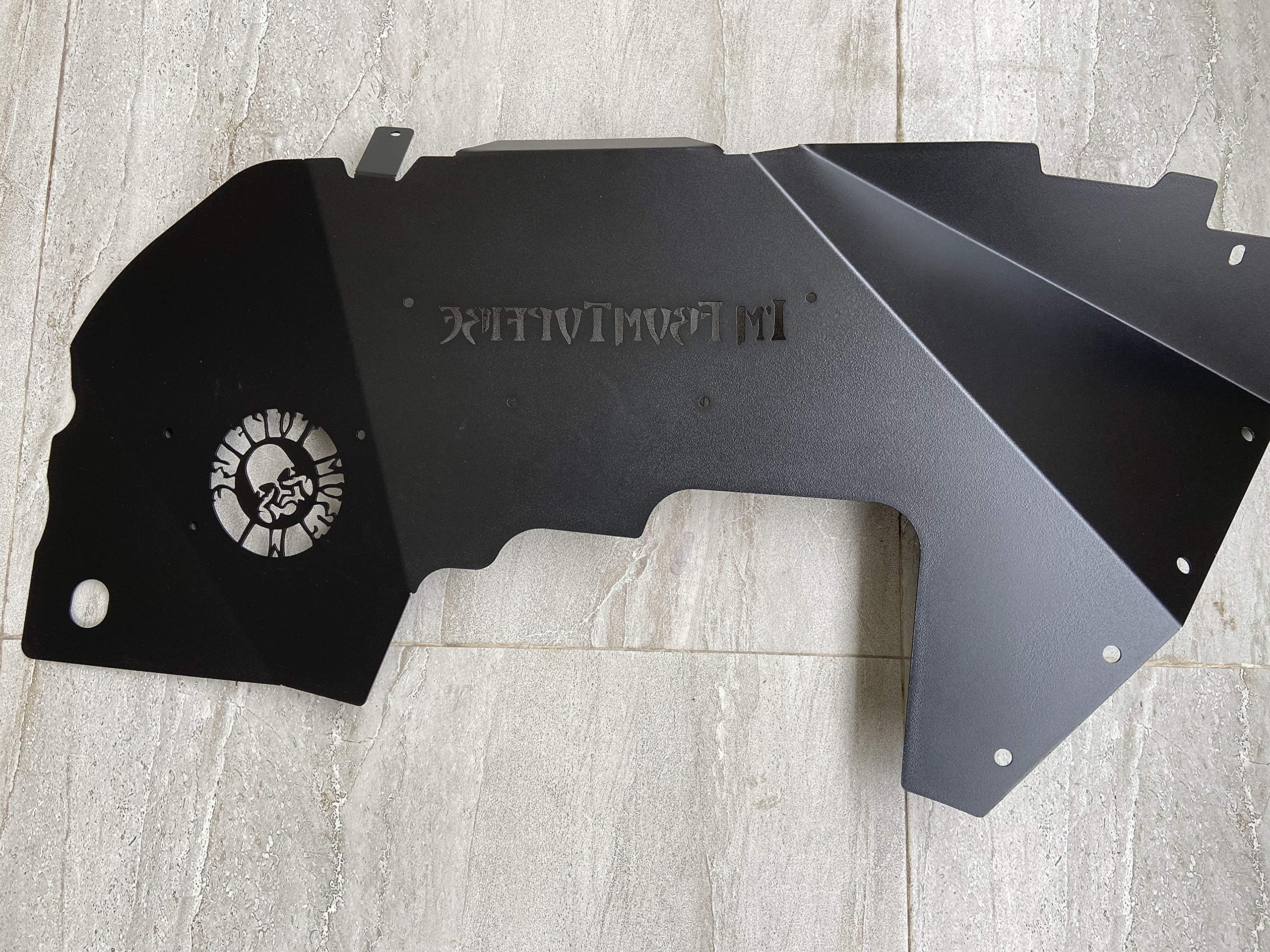 [4 pcs] Front Inner Fender Liners,Compatible for J-eep Wrangler 2018-2020 JL Sahara Rubicon Unlimited Sport 2 Door/4 Door【Lightweight+Anti-rust】