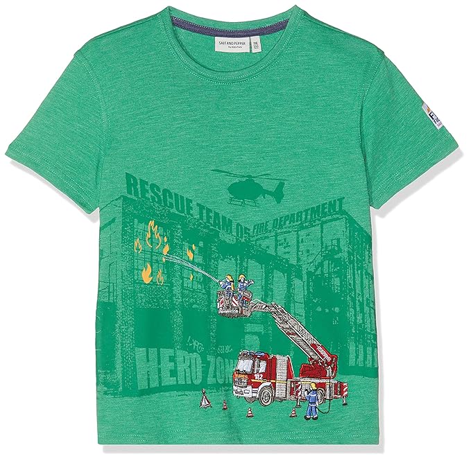 SALT AND PEPPER Jungen T-Shirt Fire Uni Hero Zone