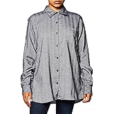 Dickies Womens Long Sleeve Plaid Flannel Shirt