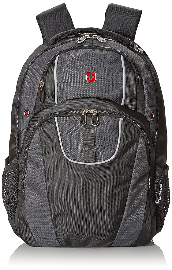 SwissGear Laptop Computer Backpack SA6689 (Black/Grey) Fits Most 15