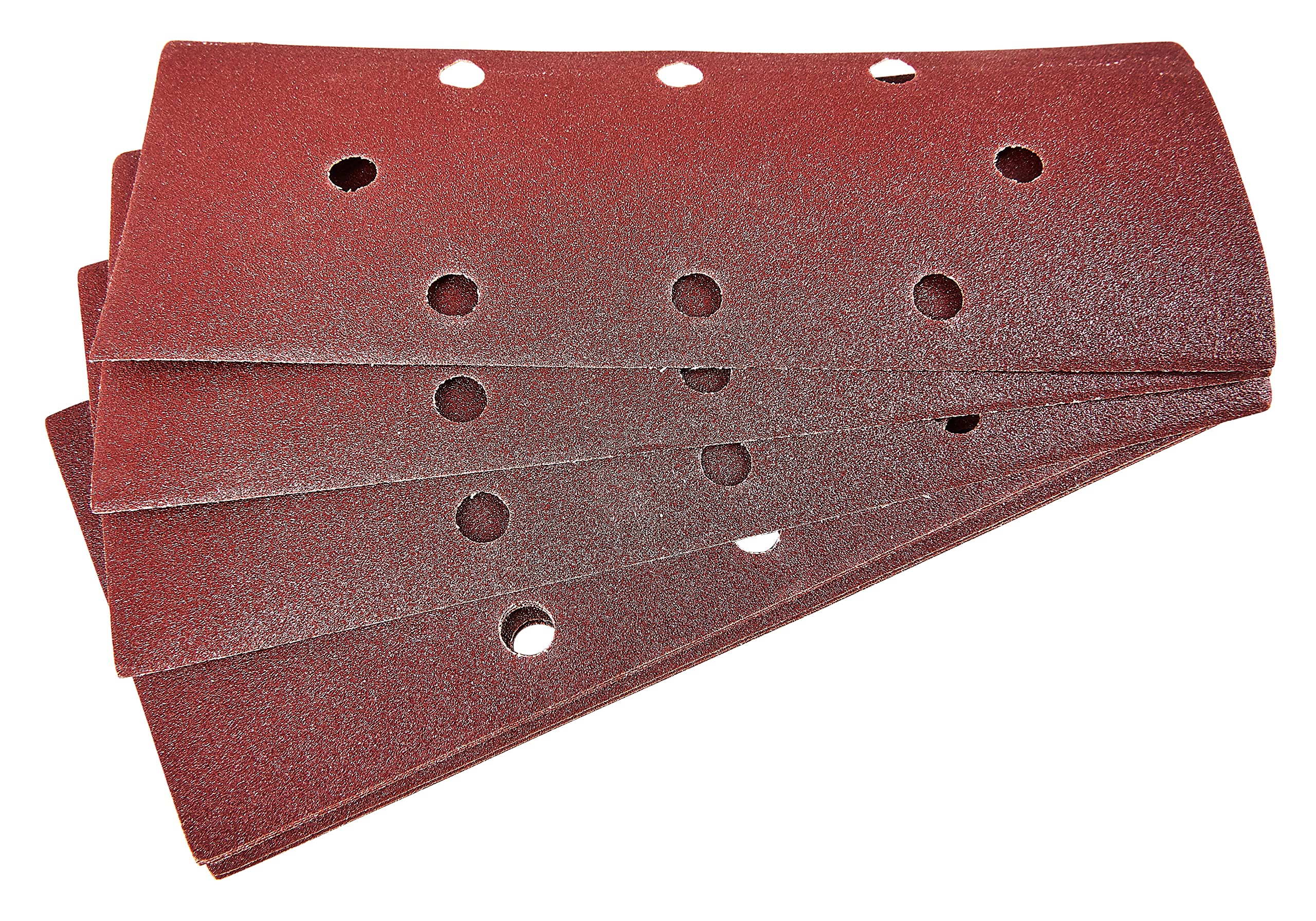 Amtech V4010 P120 Grit 1/3 Sheet Sander Set, 10 piece Sanding Sheets, 93mm x 230mm Sanding Paper
