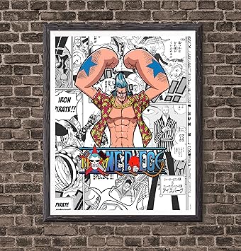 One Piece Super Robot Franky Japanese Anime Canvas Art Print 8 X 10 Inches No Frame Amazon In Home Kitchen