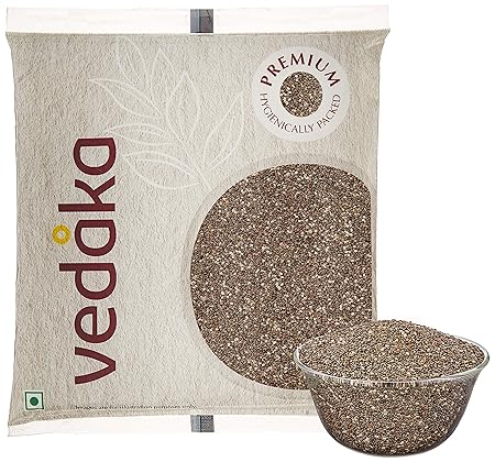 Amazon Brand-Vedaka Premium Raw Chia Seeds, 100g