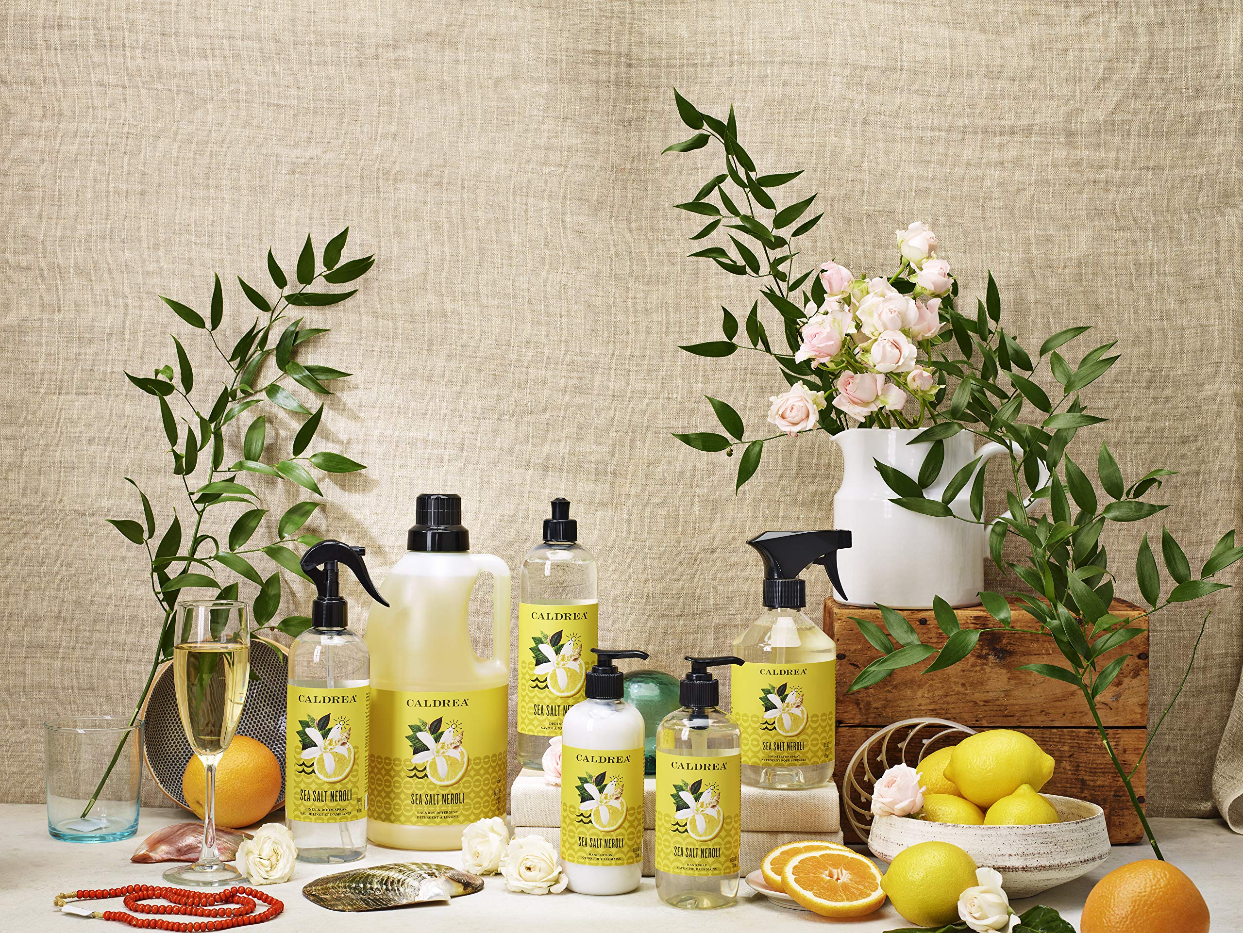 Caldrea Linen and Room Spray Air Freshener, Made with Essential Oils