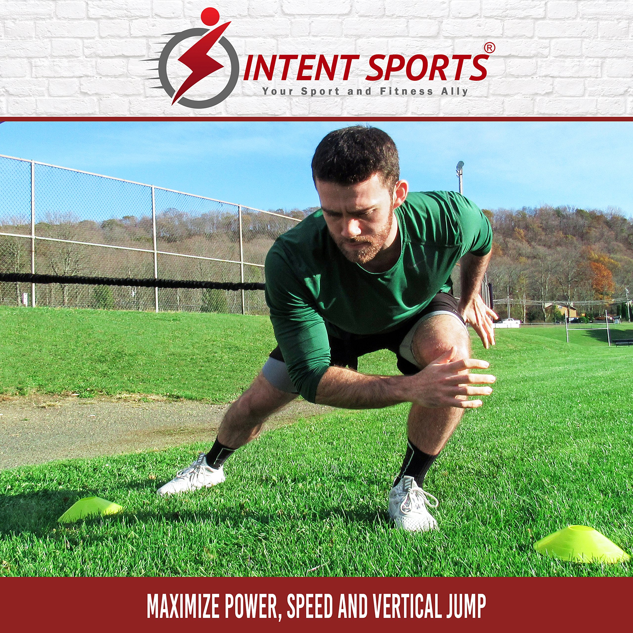 360° Dynamic Speed Resistance and Assistance Trainer Kit 8 Ft. Strength 80 Lb Resistance Running