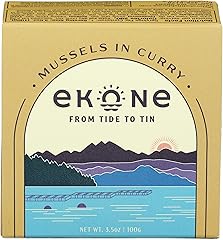 Ekone Oyster Company Mussels In Curry, 3.5 Oz