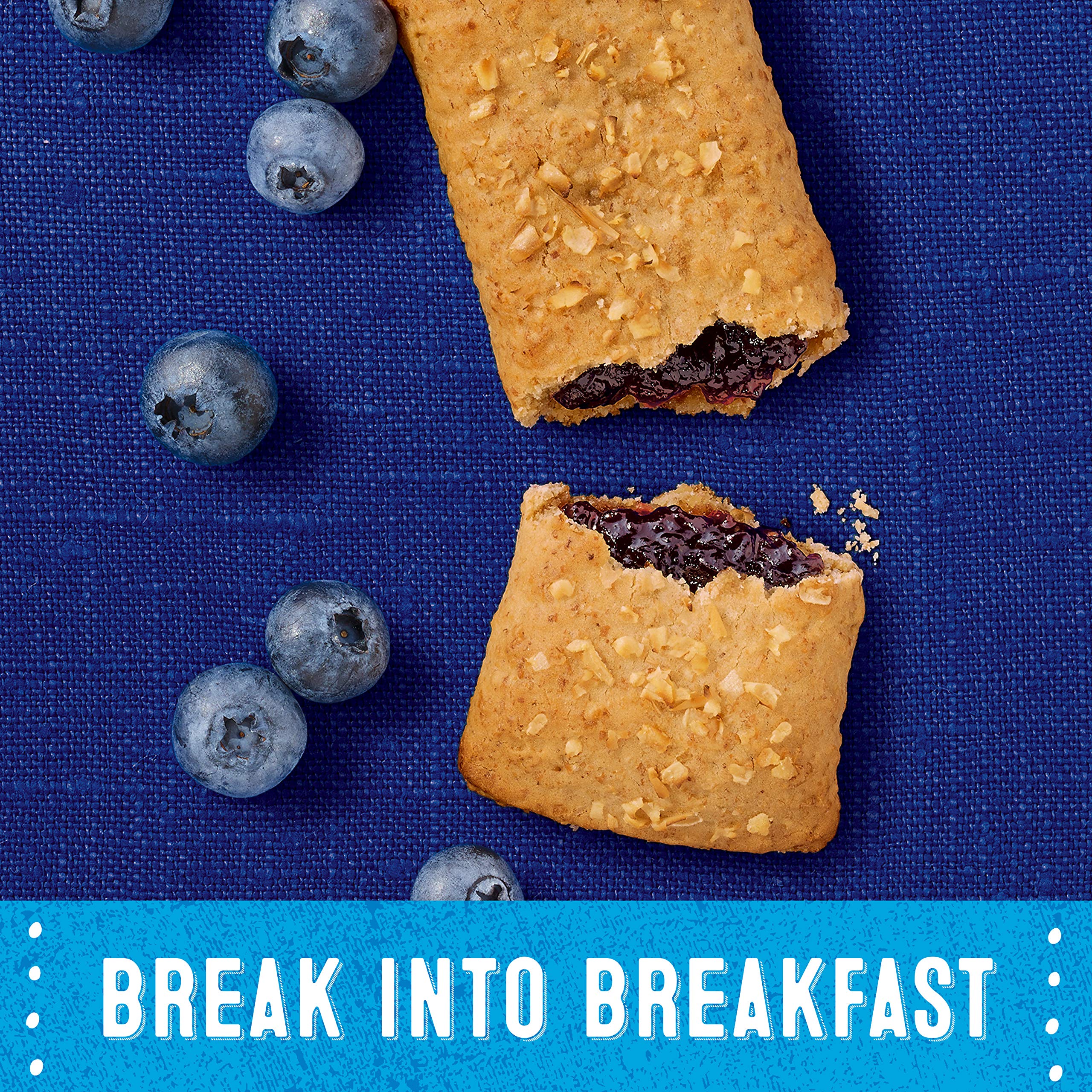Kellogg's NutriGrain, Soft Baked Breakfast Bars, Blueberry, Made with