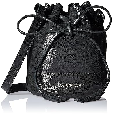 Aquatan Womens String Along Medium Sling Bag Black AT-M-31