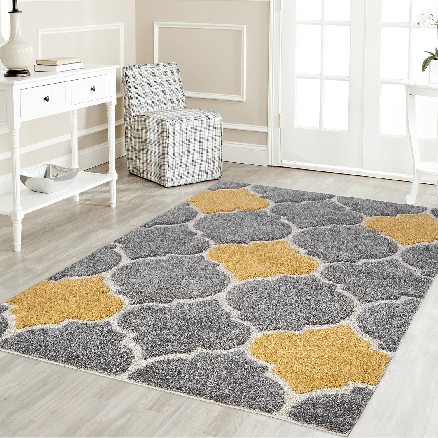 Best yellow area rugs for living room