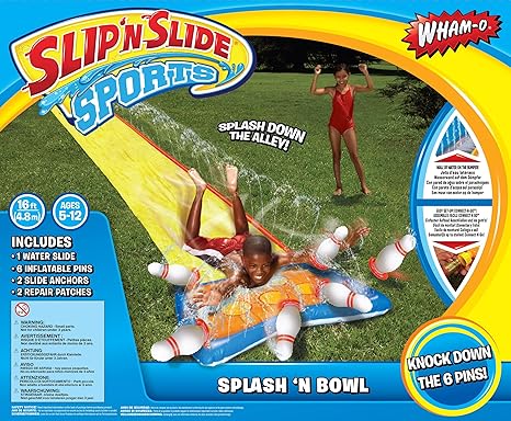 Amazon Com 4sgm Wham O Slip N Slide Splash Bowling Toys Games