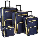 Amazon.com: Rockland - Juego Escape de equipaje vertical con costados  suaves (4 piezas), Multicolor/lunares rosas.), F106-MULPINKDOT : Ropa,  Zapatos y Joyería
