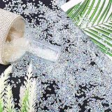 Lusofie 14400Pcs 3mm Acrylic Clear Diamond Rhinestones Vase Fillers AB Gold view 6