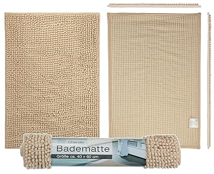 Moderne Chenille Tapis De Bain Tapis De Douche Tapis De Bain
