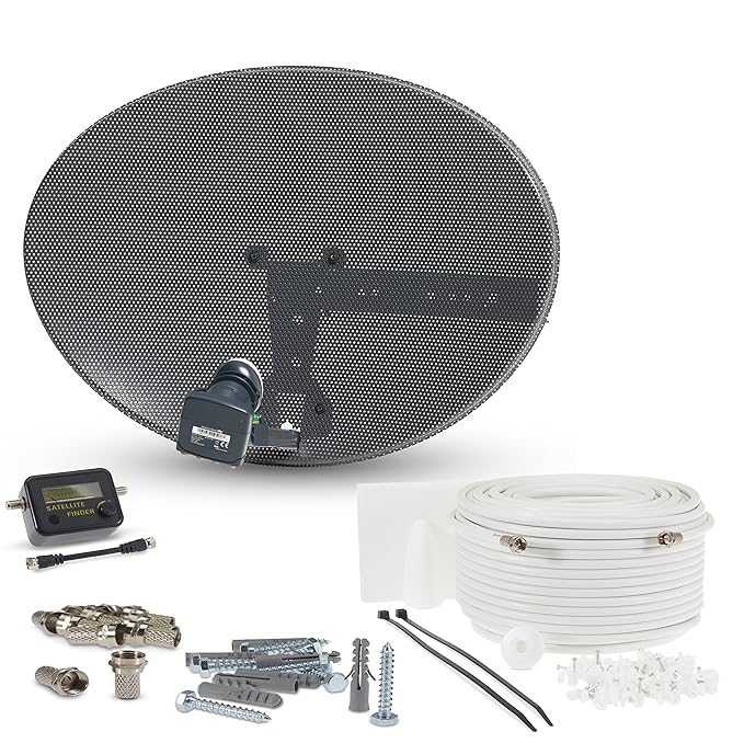 SSL Satellite Dish Kit for SKY/Freesat/Astra/Polsat/Hotbird/Full HD
