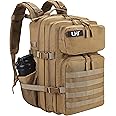 LHI Military Tactical Backpack for Men and Women 45L Army 3 Days Assault Pack Bag Large Rucksack with Molle System
