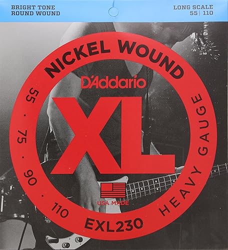 D'Addario EXL230 Nickel Wound Bass Guitar Strings
