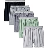Fruit of the Loom Men's Soft Stretch-Knit Boxer Multipack